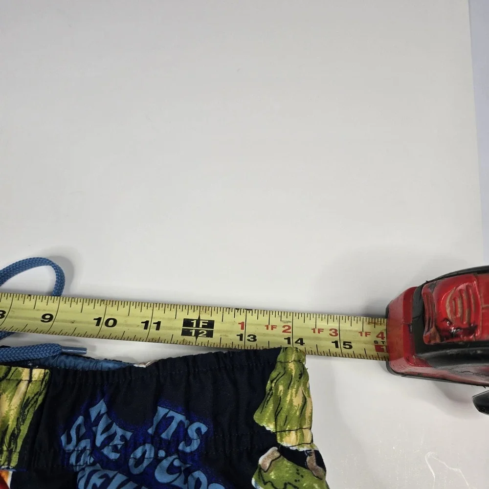 Big Dogs Blue Swim Trunks Board Short Men Size S It's 5 O'clock Somewhere Beer‎